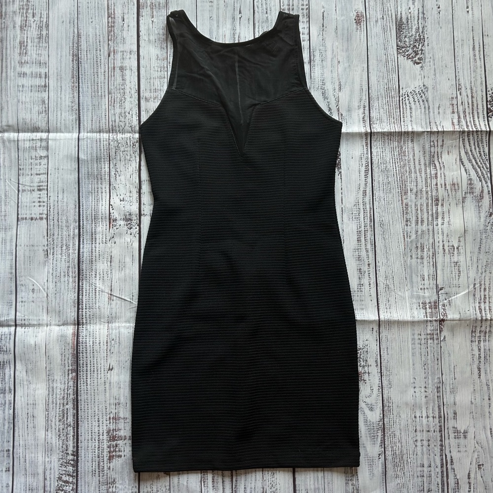 Forever 21 Mesh Black Dress